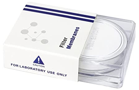 Labfil PVDF Membranfilter, skivmembranfilter, hydrofil, diameter 47 mm, porstorlek 0,22 µm, förpackning med 50 stycken