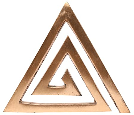 ZenithCart Pure Copper Vastu Tri-Angle – Vastu Correction Tool for Positive Energy & Home Harmony (4-Inch)