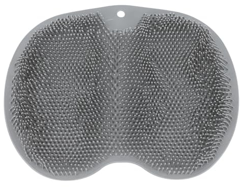 Veemoon Coussin De Massage Pour Douche Éponge Exfoliante Tapis De Bain Antidérapant Soulageant Les Tensions