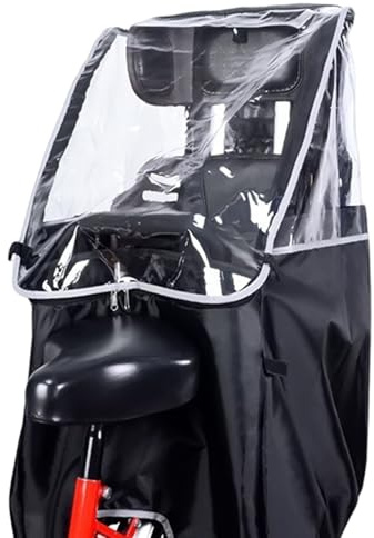 Hotainoys Housse de siège de vélo imperméable pour Enfants, Housse Pluie avec Bande réfléchissante, Protection Portable pour bébé avec fenêtre Transparente, Universelle pour Enfant et bébé