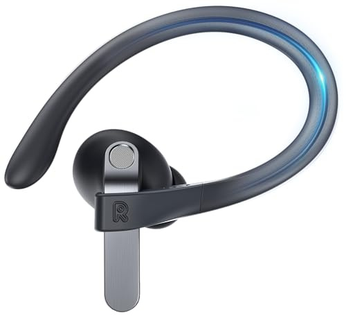 Gcioii Minne titanlegering öronkrokar för Samsung Galaxy Buds 4 Pro, Galaxy Buds 4 [lagt anti-förlorad snodd], halkfria sporttillbehör öronkrokar, bekväm passform (svart)