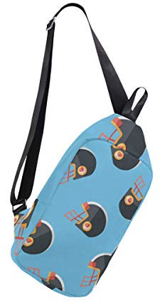 EZIOLY American Football Helm Flache Icon Schulter-Rucksack, Schultertasche, Umhängetasche, Reisen, Wandern, Tagesrucksack für Männer und Frauen
