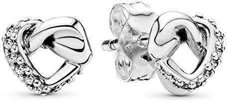 PANDORA Ohrstecker verknotete Herzen 298019CZ