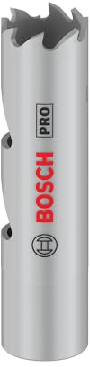 Bosch 1x Sierra de corona PRO Multi Material (para Madera blanda, Cartón-yeso, Ø 16 mm, Professional Accesorios Taladro)