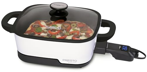 Presto 07118 Tuxedo™ Digital Precision Skillet Multi-Cooker