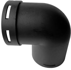 JNNJ Ventilación Tubo Redondo Codo Conector 90 Grados Para Tubos Redondos, Conducto Aire Plástico Conexión Salida, Para Diesel Barco Coche Accesorio (60mm)