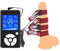 Reizstrom/Elektro Shock Sex 4 Stück Cockring Cock Ring Set Einstellbar Bondage Penisring Hodensack Ring Stimulator Elektrostimulationsgerät Kit SM Sex Spielzeug für Männer,Rot,4 Ringe