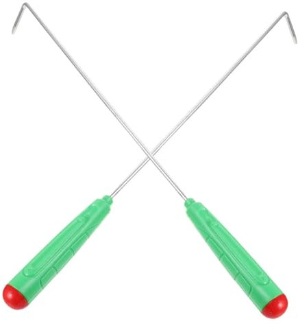 MOLUCKFU Schürhaken Feuerzange Kaminzange Aus Metall Verlängertes Design Für Feuerstelle Draußen Und Camping