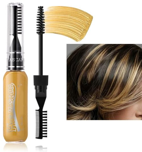 Peine De Tiza Para El Cabello Lavable: Tiza Para Colorear Para El Cabello, Tiza De Cabello Vibrante | Color De Cabello Conjunto De Rímel | 8 Juego De Tiza Para El Cabello Lavable En Color, Tinte De Co