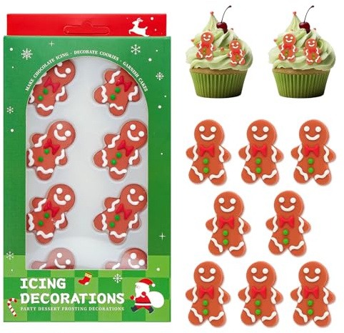 Décoration Parsemée Comestible de Noël, Sprinkles Noel, Décoration Comestible pour Gâteaux de Noël, Parfaite pour Orner Diverses Pâtisseries, Cupcakes et Biscuits
