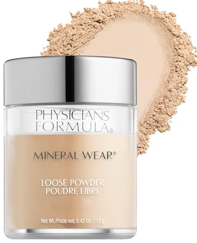 Physicians Formula Mineral Wear Talc-Free Loose Powder Translucent Light, Dermatologist Tested, Clinically Tested