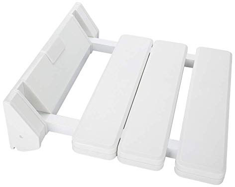 Asiento de ducha plegable, silla de ducha plegable de pared, silla de cambio de salón, con 130 kg, se puede utilizar para el hogar, el hospital, el baño de pokey, el spa o la sauna