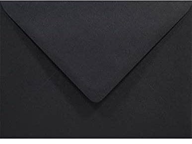 Netuno 50 Umschläge Schwarz DIN B6 125 x 175 mm 80g Rainbow schwarze Briefumschläge farbig Briefhüllen Einladungsumschläge Papierbriefumschläge Briefkuverts Hochzeits-Umschläge Geburtstagsumschläge