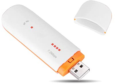 cigemay Dongle USB, Tarjeta SIM 3G Dongle USB Módem 4G LTE, Plug and Play, con luz indicadora, Adecuado para Windows2000 / 2003 / XP/Vista / 7/8/10 / Mac/Linux/Android