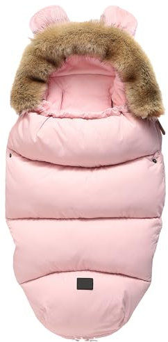Fußsäcke für Kinderwagen Baby Schlafsack Warm Wasserdicht Winddicht Waschbar geeignet für Kinderwagen, Autositz, Sportkinderwagen, Buggy, Babyschale