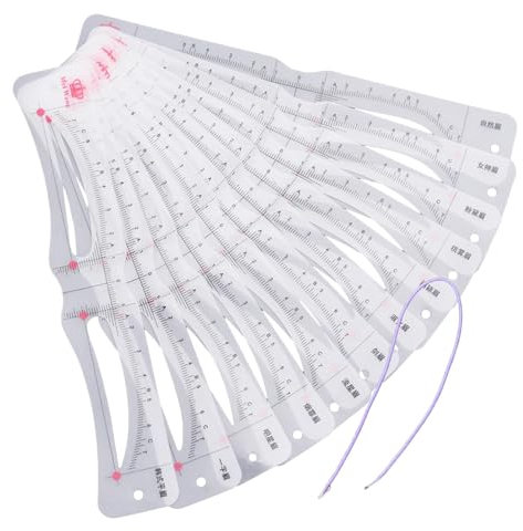 Stencil per sopracciglia – Set di 12 stencil per sopracciglia da donna | Strumento multiuso per modellare le sopracciglia, set di stencil per sopracciglia durevoli, kit multifunzionale per la cura