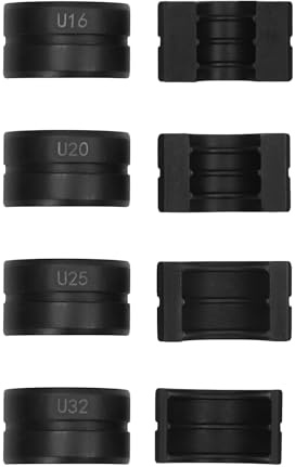Pressbacke U16~U32 U-kontur för 16 mm, 20 mm, 25 mm, 32 mm, pressbackinsats lämplig för PEX/aluminiumkomposit/PB-rör, för hydrauliska/mekaniska presstång