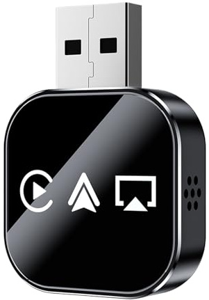 Wireless Adapter for Car - Fast Auto-Connect Device, Car Screen Mirroring Converter, Connectivity Tool for Daily Commuting Long Distance Travel | Highway Navigation Calling Parking Assistance System