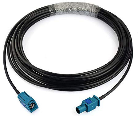 Bingfu Fakra Z Female to Male Vehicle Aerial Antenna Extension Cable 5m for Car Stereo Android Head Unit GPS Navigation FM AM Radio Sirius XM Satellite Radio 4G LTE TEL Telematics Bluetooth Module