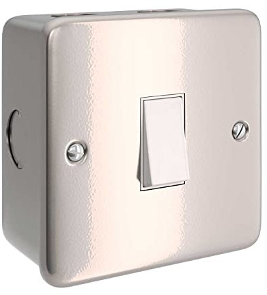 creative cables - Scatola da parete in metallo con interruttore singolo per Creative-Tube