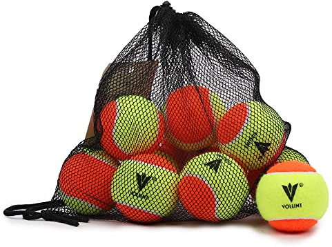 Vollint Mini Orange Tennis Balls - 1 Dozen