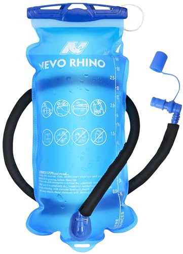 N NEVO RHINO Hydration Bladder 3L Leak Proof Water Reservoir,BPA Free,Wide Opening,3L Water Bladder for Hydration Backpack