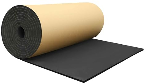A ABSOPRO Tapis Insonorisant Mousse 1Pc Pour Capot Moteur Bateau | Noir, Mousse À Cellules Fermées, 7mm Épaisseur, 100x50cm, Isolation Phonique Et Thermique, Imperméable, Ignifuge
