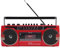 Retro Cassette Player Recorder Boombox, 6W HUADS AC AC Player de Cinta de Caseta Vintage Portátil con Estereo de Radio Am/FM, para Casa o Al Aire Libre (Enchufe de la UE)