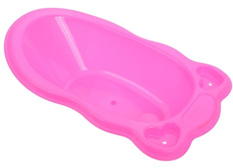 BESPORTBLE Miniature Doll Bathtub Toy Portable Plastic Bath Tub for Dollhouse Fun Bath Accessory with Charming Design for Boy Girl Playtime