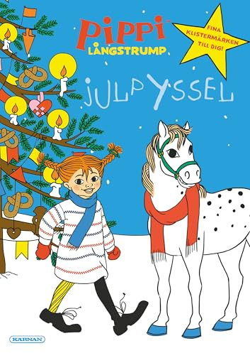 Pippi Långstrump Julpyssel med klistermärken