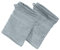 Erwin Müller Waschhandschuh Karlsruhe 2er- Pack 100% Baumwolle hellgrau Größe 15x21 cm - extrem saugstark, leicht, flauschig weich, hautschmeichelnd (weitere Farben)