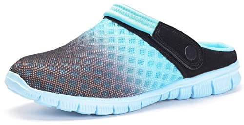 Män kvinnor andningsbara nättofflor strandsandaler trädgårdskoskor ihåliga utomhussporter vardagliga sommarskor flip-flops