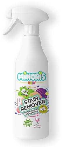 Minoris Smacchiatore per Bambini - Potente contro le Macchie, Delicato sulla Pelle Sensibile | Organico, Minerale, Vegano | Senza Solfati né Parabeni | 500 ml