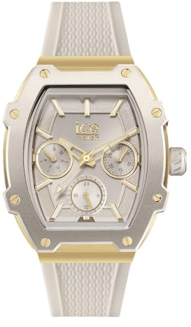 Ice-Watch - Ice boliday Amlond Skin - Beigefarbene Damenuhr mit Silikonarmband - 022869 (Small)