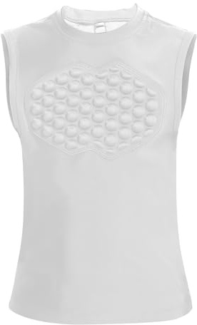 Topeter Baseball Chest Protector Shirt for Youth Kids, Heart Guard Sternum Protection Tank Tops for Goalies Catchers