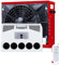SXHEYUY 12V/24V Elektrische Klimaanlage, Für Freizeitfahrzeuge, Baufahrzeuge, Kühlklimaanlage 12V 24V LKW Wohnmobil,Rot,12v