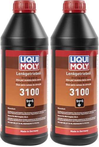 LIQUI MOLY Aceite para cajas de dirección 3100 | 1 L | Aceite hidráulico | 1145 (Paquete de 2)
