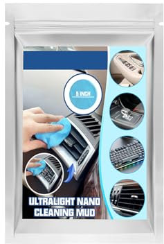 Vdaxvme Effektive Automobil-Reinigungsknete für Lücken und Spalten, effiziente und Schmutzentfernung an schwer erreichbaren Stellen, wiederverwendbar