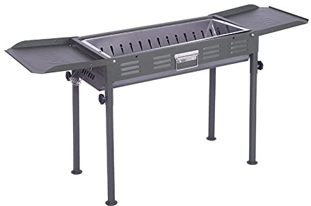 Barbecue oven, Outdoors Campfire Grill Grate Folding Easy to Clean for Outdoor BBQ Picnic Camping Patio Backyard Cooking in Stainless Stee