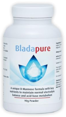D-Mannose High Strength Supplement 90g Powder by Bladapure ® for Treatment of Urinary Tract Infections Vegan All Natural Ingredients