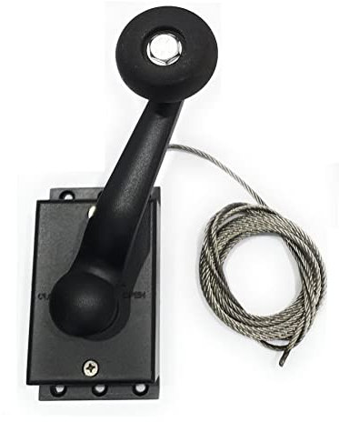 BricoShopping® Arganello per Ombrellone decentrato di Ricambio ARGANO Universale Maniglia per ombrelli a Braccio da Giardino in Legno o Alluminio 3x3 3x4 Verricello a manovella Manuale (Medium)