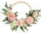 Liummrcy Holzperlen Blumenkranz Künstlicher mit Eukalyptusblättern hängende Reifenkranz für Hochzeit Holzperlenkranz, rosa Holzperlen Girlande, Perlenkranz, Eukalyptuskranz, Hochzeitskranz.
