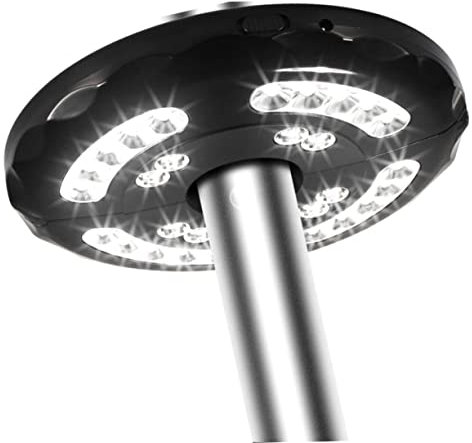 UKCOCO schirmlampe wiederaufladbare lampen bbq lampen outdoor plasur Campinglaterne Outdoor-Campinglicht Lagerfeuer im Freien draussen Regenschirm Licht römischer Regenschirm Zelt Lichter