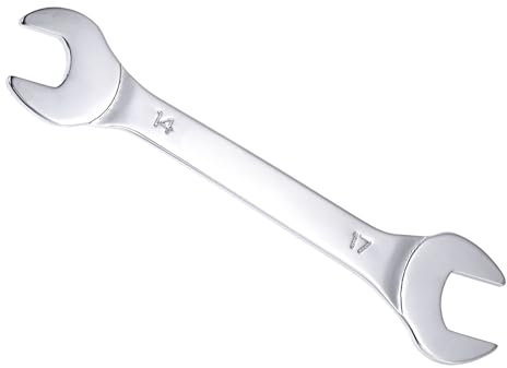CoCud Llave de Boca Abierta Delgada, Métrica 14mm x 17mm, Llave Delgada de Doble Extremo - (Aplicaciones: para Tuercas Delgadas, Espacios Estrechos), 1 Pieza