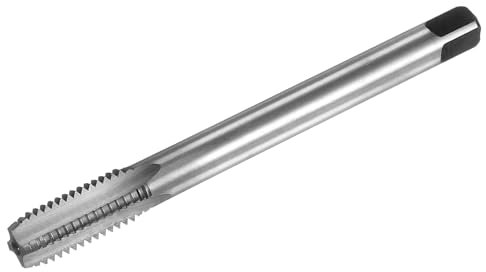 sourcing map Metric Thread Tap M13 x 2 H2 130mm Extra Long Straight Flute Screw Thread Milling Machine Taps Threading Tapping Repair Tool