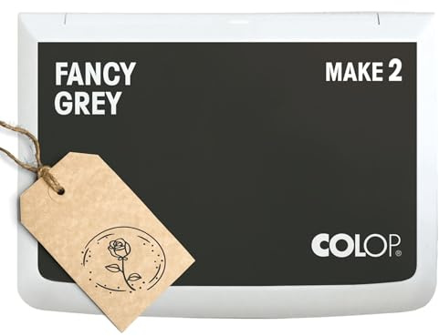 COLOP Timbri MAKE 2 Fancy grigio 70 x 110 mm, cuscino per timbri tradizionali
