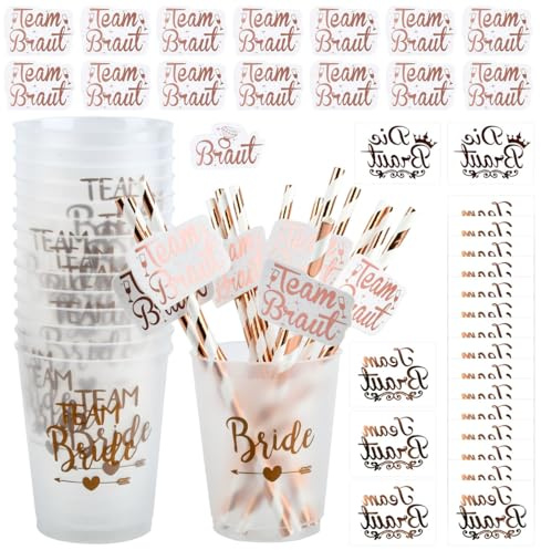TMBMLPP Gadget Sposa to Be Kit, Accessori Velo Sposa Decorazione, Addio al Nubilat per La Notte Delle Ragazze, Gadget per Addio al Nubilato Adesivi per Addio al Nubilato per Feste Nuziali