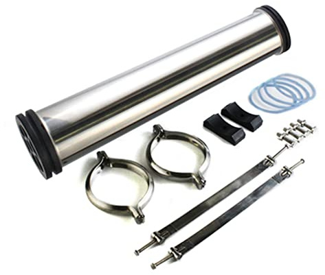 Impianto ad osmosi inversa, 800g 4021Reverse Osmosis RO Membrana Alloggiamento filtro in acciaio inossidabile 304