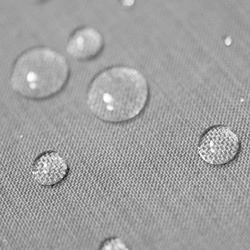 artshop24 Gartentischdecke Lotus-Effekt Eckig 130x260 cm Hellgrau BZW. Hellgrau - Farbe wählbar - (GT_E130x260HGrau)