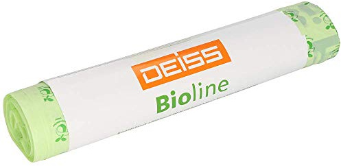 DEISS BIOLINE Bio-Müllsäcke 200 L kompostierbar, 100 Stück, 06071